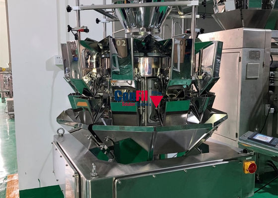 パン屋のパンケーキ ファイリング機械IP63のためのMultiheadの重量を量る機械Multiheadの計重機は防水する
