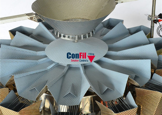 防水マリネされた食糧軽食の充填機のためのMultiheadの重量を量る機械Multiheadの計重機