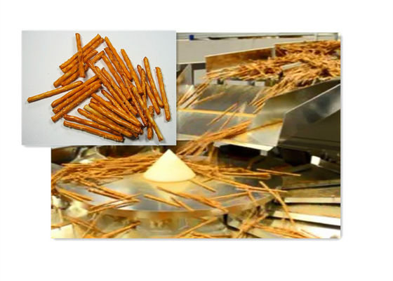 プレッツェルの棒および棒の形プロダクトのためのMultiheadの重量を量る機械Multiheadの計重機