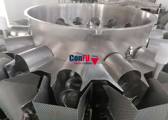 新しい家禽のためのスクリュー給炭機14ヘッド2Liter Multiheadの重量を量る機械