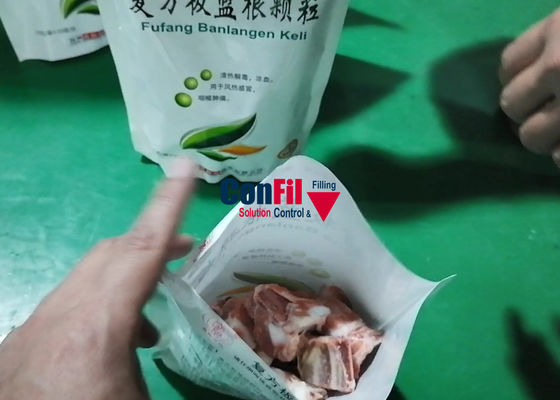 さいの目に切られる凍結する自動に重量を量および充填機3500gramを肋骨で補強する