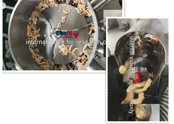 寸断された鶏の肉付けの自動重量を量る包装機械1000グラム