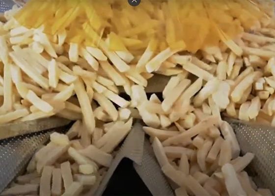 凍結するフライ ドポテトのためのMultiheadの重量を量る機械Multiheadの計重機は高速充填機を防水する